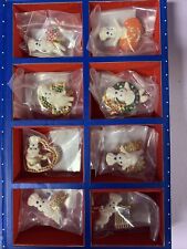 FS PILLSBURY DOUGHBOY 8 PC PIN COLLECTION SET w BOOK DISPLAY BOX by Danbury Mint picture