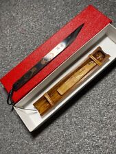 Saji Takeshi Hotoh Custom Fixed Blade Knife w/ Box Rare Japan AS-IS picture