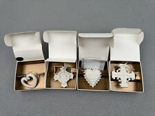 MARGARET FURLONG Ornament Lot of 4 Blooms of Hope, Token Of My Love, Everlasting picture