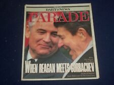1988 MAY 22 NEW YORK DAILY NEWS PARADE MAGAZINE- REAGAN MEETS GORBACHEV- ST 6431 picture