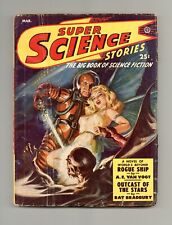 Super Science Stories Pulp Mar 1950 Vol. 6 #3 GD picture