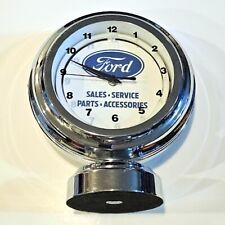 VINTAGE Authorized Ford Sales & Service Desk Clock (2013) **2AA BATTERIES** picture