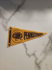 Vintage Pennsylvania Coal Mining Souvenir Felt Mini Pennant 7.5