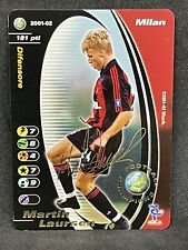 FOOTBALL CHAMPIONS TCG 2001-02 MARTIN LAURSEN SIGNED NM picture