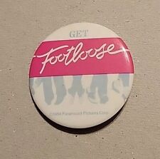 Vintage 1984 GET Footloose Original Movie Paramount Promotional Button Pinback picture