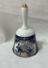 Bell Royal Peacock by JAPAN Colorful Porcelain Vintage picture