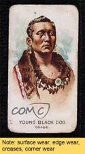 1911 Philadelphia Caramel Indian Pictures E46 Young Black Dog #14 READ g3e picture