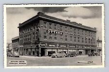 Cheboygan MI-Michigan, Ottawa Hotel Advertising, Café, Vintage Postcard picture