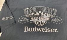 Budweiser Harley Davidson T-shirt Size X-Large picture