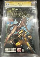 Savage Wolverine #1-Rare SIGNED J Scott Campbell Variant; CGC 9.8 Sig Series picture