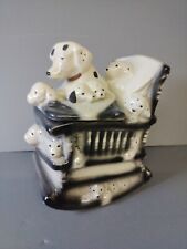 Vintage McCoy Cookie Jar Dogs on Rocking Chair picture