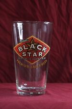 Minott's Black Star Lager Montana Pint Glass, Beer 16oz Glass, Mancave Collector picture