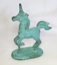 Vintage Princeton Gallery Antiqued Bronze Unicorn Figurine 1992 Taiwan picture