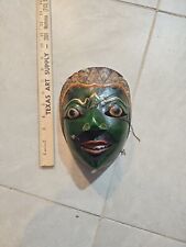 Vintage 8” Wooden Carved  Mask picture