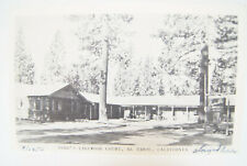 Byrd's Lakewood Court Cabin AL Tahoe California 1953 Vintage Postcard RPPC picture