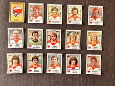 1981 LOT OF PANINI FOOT STICKERS LILLE RECOVERY REMOVED TBE ORIGINAL picture