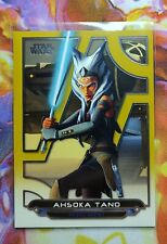 2018 Topps Star Wars Galactic Files GOLD 1/10 AHSOKA TANO Card #REB-16 picture