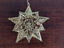 Star Of Wonder 2013 Christmas Ornament Danbury Mint 24kt Electroplated No Box picture