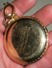 ANTIQUE EARLY 1900S HAMILTON POCKETWATCH 30 YEARS MIDLAND VALLEY RAILROAD tuvi picture