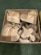 Vintage Box Set of Card Cookie Cutters Diamond, Hearts Spades & Clubs picture