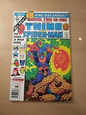 MARVEL TWO-IN-ONE ANNUAL #2 (1977) DEATH OF THANOS - JIM STARLIN F-/F picture