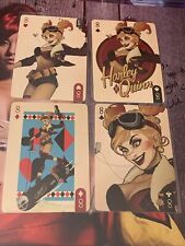 Harley Quinn DC Comics Bombshells Playing Card Set Of 4 picture