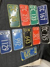 Older Kansas License Plate LOT Qty Of 10 picture