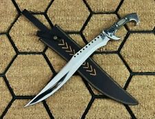 SK Rare Custom Handmade 22 Inches D2 Steel Hunting Bowie Machete Knife Full Tang picture