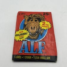 Vintage Collectable ALF Cards 2nd Series 1 x Unopened Wax Pack - Topps  (1987) picture