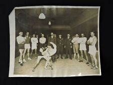 Vintage 1930s Police Training 8x10 Photo Disarming Man with Gun Training Class picture