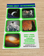 Far-Out Stickers Vintage 2007 National Geographic Collectible Good Condition picture