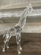 Swarovski Silver Crystal Figurine Baby Giraffe Austria 236717 picture