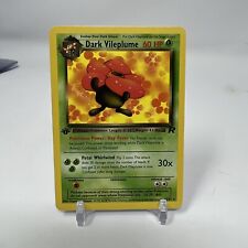 Dark Vileplume 1st Edition 30/82 Team Rocket Near Mint Rare Pokemon Card picture