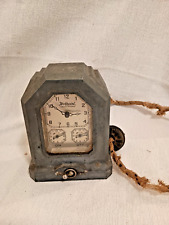 VINTAGE CLOCK HOTPOINT  AUTOMATIC RANGE TIMER ART DECO Wind Up-Jeweled picture