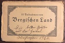 Bergischen 10 Postcard folder Germany Vintage 1924 picture