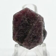 150ct 30mm Deep Purple Ruby Slice Natural Corundum Gemstone Crystal - Madagascar picture