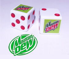 Mtn Dew Dice Pair Set Collectible Board Game Night Rare Mt Mountain picture