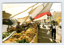 Floating Market Willemstad Curacao Vintage 4x6 Postcard OLP11 picture