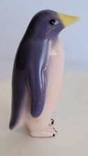 Hagen Renaker Miniature Ceramic Purple Pink Penguin Figurine picture