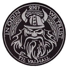  IN ODIN WE TRUST VIKING VALHALLA MAD MAX IRON ON PATCH  picture