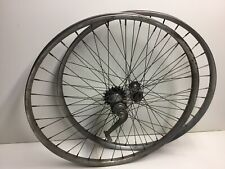 Vintage 1950s Bicycle Wheels Rims 26” 2.125” Monark Roadmaster Shelby Bike picture