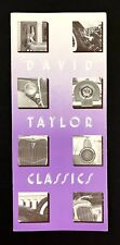 1990s David Taylor Classics Cars Galveston Island Texas TX Vtg Travel Brochure picture