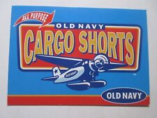 1998 Old Navy Cargo Shorts vintage postcard  picture