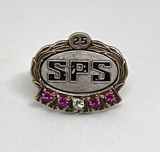 Southwestern Public Service SPS 25 Year 10k GF Tie Pin Award picture