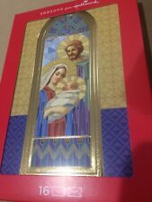 Seasons from Hallmark-Christmas Cards Holiday Boxed Jesus/Mary/Joseph -16 Pack picture