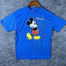 Vtg 1970’s Walt Disney World Florida Mickey Mouse T Shirt Adult L Made In USA picture