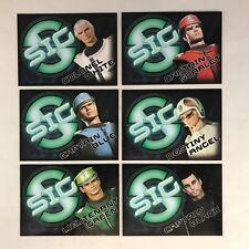 CAPTAIN SCARLET (Cards Inc 2001) Complete SPECTRUM IS GREEN Chase Card Set (6) picture