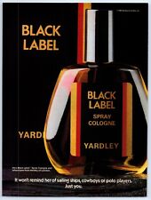Yardley Black Label Spray Cologne Remind Her of You 1985 Print Ad 8