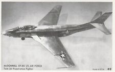 United States Airforce XF-88 c1960 postcard RPPC picture