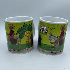 Dominican Republic set of two coffee mugs picture